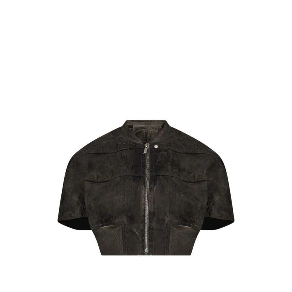Rick Owens Drkshdw Women Tatlin Short-Sleeved Cropped Jacket